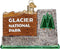 Old World Christmas Ornaments: State Parks Glass Blown Ornaments for Christmas Tree, Glacier National