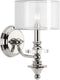 Progress Lighting P710013-104 Marche Wall Sconces, Nickel