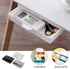 NUOBESTY 3pcs Under Desk Drawer Organizer Slide Out Hidden Table Storage Drawer Tray Self- Adhesive Stationery Pencil Holder for Office School Home