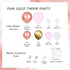 Pink Balloon Arch Kit 140 Pcs, TOPLLON Baby Shower Decorations for Girl with Rose Gold Metallic Baby Pink Balloons Garland for Bridal Shower Birthday Party Decorations