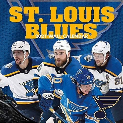 TURNER Sports St Louis Blues 2021 12X12 Team Wall Calendar (21998011955)
