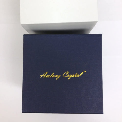 Amlong Crystal Baseball Paperweight 3 inch with Gift Box