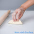Silicone Baking Mat 24''x20'' Extra Large for Dough Rolling Pastry Fondant Mat Nonstick and Nonskid Heat Resistent, Countertop Protector, Dining Table Mat and Placemat (Extra Large Size, Gray)