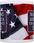 80th Birthday Gifts For All Making American Great Since 1942 Birthday Gift Coffee Mug Tea Cup USA Flag