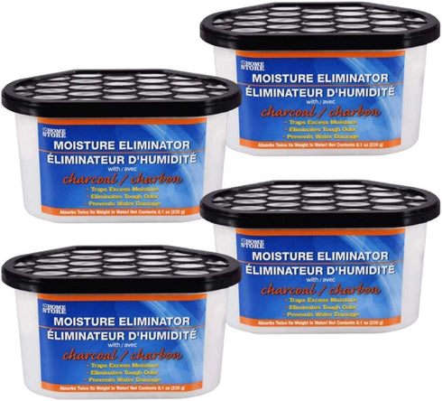The Home Store Moisture and Odor Eliminator/Absorber with Charcoal4pack