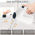 Hand Mixer Electric 120W Handheld Mixer 5 Speeds for Baking Cake Egg Cream Food Beater, Turbo Boost/Self-Control Speed + 5 Speed + Eject Button + 5 Stainless Steel Accessories