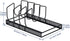 Toplife 7+ Lid Organizer, Adjustable Kitchen Cabinet Organizer for Cutting Boards, Plates, Bakeware, Black