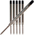 6 - Black Parker Compatible Ballpoint Pen Refills. Smooth Writing German Ink and 1mm Medium Tip. #1782467