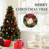Tvoip Christmas Wreath Merry Christmas 12 Iches Front Door Ornament Wall Artificial Pine Garland for Party Decor