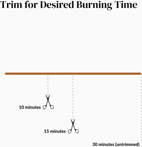 Palo Santo Incense Sticks, Sustainably Harvested in 1989 in Peru, 30 Sticks, 30 Minutes Burning Time, 15g, 100% Natural Wood Ingredients - No Perfume, No Additives, No Oils