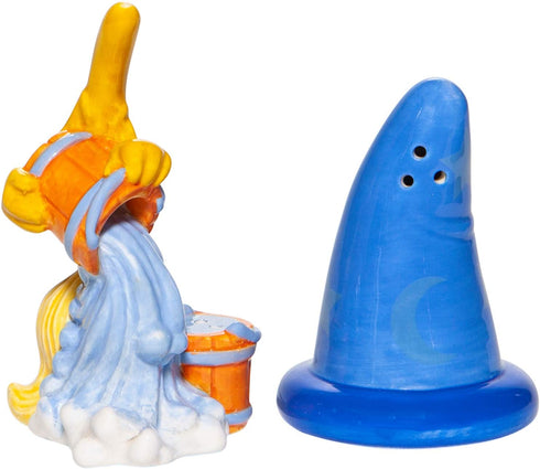 Enesco Disney Ceramics Sorcerer Hat and Broom Salt & Pepper