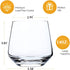 Whiskey Glass Set of 4 by Amallino , Old Fashioned Glass 14oz as Rocks Glasses