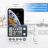 HomeMall Digital Dual Kitchen Timer, Cooking Timer, Dual Count Up ? Down Timer with Magnetic Back, Large Display, Adjustable Volume and Flashing Alarm Light, ON/Off Switch Stopwatch, Battery Included