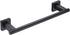 Miyili Matte Black 12-Inch Towel Bar SUS 304 Stainless Steel Hand Towel Holder for Bathroom or Kitchen Wall Mount, A02B30A