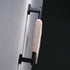 Miyili Matte Black 12-Inch Towel Bar SUS 304 Stainless Steel Hand Towel Holder for Bathroom or Kitchen Wall Mount, A02B30A