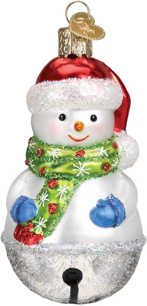 Old World Christmas Jingle Bell Snowman Ornament, Multi