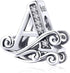 BETTY&SARAH 925 Sterling Silver Letter Charms for Pandora Bracelets Alphabet Initial Beads Jewelry Gift for Women