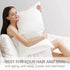ZIMASILK 100% Mulberry Silk Pillowcase for Hair and Skin Health,Soft and Smooth,Both Sides Premium Grade 6A Silk,600 Thread Count,with Hidden Zipper,1pc(Standard 20''x26'',Ivory)