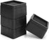 MEETWARM 2 inch Bed Risers Heavy Duty Furniture Risers Stackable Platform Blocks for Dorm Couch Bed Sofa Chair Table (Black), Set of 4