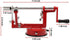 Apple Peeler, Slicer Corer Potato Peelers 3 In 1, Stainless Steel Heavy Duty Suction Cup Base And 5 Extra Blades Included As Well As Cleaning Tool (red)