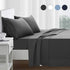 RYONGII King Size Sheet Set - 4 Piece - Super Soft Microfiber Bed Sheets - Fade Resistant Hotel Luxury Bedding - Hypoallergenic Wrinkle Resistant - Deep Pocket(Dark Gray, King)