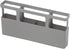 Umbra Udry Rack and Microfiber Dish Drying Mat-Space-Saving Lightweight Design Folds Up for Easy Storage, Standard w, Charcoal