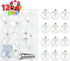 Joiedomi 12 Pcs 80mm/ 3.15'' Christmas Ball Ornaments Set with Chrome Effect, Shatterproof Christmas Ball Ornaments Clear Plastic Ornaments for Christmas Holiday, Party Decorations, Tree Ornaments