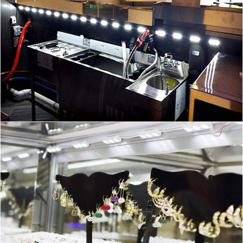 LED Module,AOOYUANKE LED Decorative light White 20pcs 9.8 Ft 5730 SMD 150LM Per LED Module IP65 Waterproof Decorative Light for Letter Sign Advertising Signs with Tape Adhesive Backside (white light)
