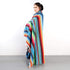 AerWo 59 x 84 Inch Mexican Tablecloth Mexican Serape Blanket for Mexican Party Wedding Cinco De Mayo Fiesta Decorations Outdoor Picnics Dining Table Cover, Large Square Cotton Fringe Table Cloth
