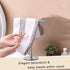 Modern Portable Hand Towel Holder Stand for Bathroom Stainless Steel countertop Towel Rack Stand Brushed Matte Black Free Standing Towel Bar Rack for Kitchen Toilet (Brushed, Stand)