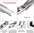 2 Foldable Shelf Brackets, Wall-Mounted DIY Desktop Desktop Triangle Bracket 8 inches, 12 inches,10 inches,16 inches,Thick Heavy-Duty Stainless Steel Foldable Bracket (10inches)