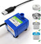 Cat Water Fountain Pump,Pet Fountain Pump Replacement Pump DR-DC160 Motor for 360°Stainless Steel Cat Fountain and Cupcake Ceramic Cat Drinking Fountain(Blue)