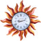 MUMTOP Indoor Outdoor Wall Clock Outdoor Clock Wall-Mounted Clock Exquisite Decoration (Sun)
