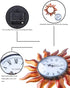 MUMTOP Indoor Outdoor Wall Clock Outdoor Clock Wall-Mounted Clock Exquisite Decoration (Sun)