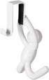 Umbra Buddy Space-Saving Over The Cabinet Storage Hooks, Kitchen and Bathroom Organizer, Set of 2, White, 2 Count