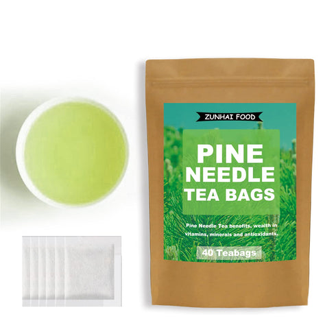 Pine Needle Tea Bags, 40 Teabags, Pine Needles Herbal Tea
