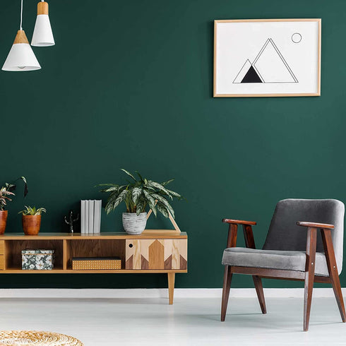 Consine Dark Green Peel and Stick Wallpaper, 15.7 X 315 inches Renter Friendly Wallpaper, Vinyl PVC Removable Wall Paper, Self-Adhesive Wall Sticker Decoration for Counter Furniture Cabinet and Room