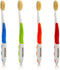 MOUTHWATCHERS - Manual Toothbrushes - Clean Teeth for Adult - 4 Count - Floss Bristle Silver - Invented by Doctor Plotka's - Variety