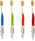 MOUTHWATCHERS - Manual Toothbrushes - Clean Teeth for Adult - 4 Count - Floss Bristle Silver - Invented by Doctor Plotka's - Variety