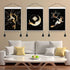 DAWNTREES Tapestry for Bedroom Teen Girl | wall Moon Tapestry Aesthetic | Moon Phase Tapestry | Tapestry Aesthetic for Room, Living Room,Dorm(50CMX35CM) (3 pieces)