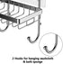 ODesign Soap Dish Sponge Holder with Hook for Bathroom Shower Kitchen Wall Mounted Rustproof Stainless Steel - Adhesive No Drilling