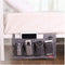 Zafit 6 Pockets Bedside Storage Organizer, Table Cabinet Storage Organizer Bedside Organizer Caddy for Remotes Phone Glasses (6 Pockets-Grey)