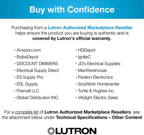 Lutron, White Diva C.L Dimmer for Dimmable LED, Halogen and Incandescent Bulbs, Single-Pole or 3-Way, DVCL-153P-WH, 1 pack