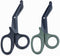 EFORCAR Medical Shears, Trauma Bandage Scissors,EMT Paramedics Nurses First aid Sharp Stainless Steel Saw Tooth Black Green Scissors,(2 Pack)