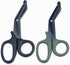 EFORCAR Medical Shears, Trauma Bandage Scissors,EMT Paramedics Nurses First aid Sharp Stainless Steel Saw Tooth Black Green Scissors,(2 Pack)