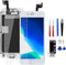 Screen Replacement for iPhone 6S White with Home Button and Camera, Bsz4uov 3D Touch Screen Digitizer Replacement for A1633, A1688, A1700,with Proximity Sensor Ear Speaker,Tempered Glass Repair Tools