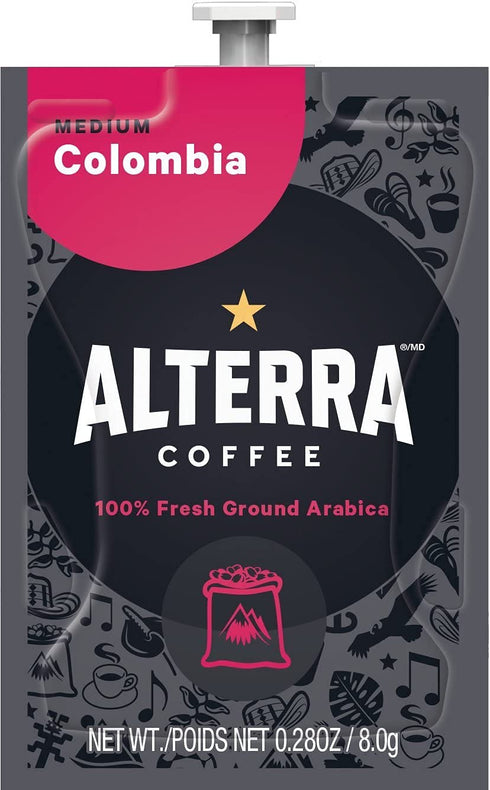 FLAVIA ALTERRA Coffee, Colombia, 20-Count Fresh Packs (Pack of 1)