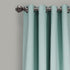 Lush Decor Curtains-Grommet Panel with Insulated Blackout Lining, 84 in L Pair, Blue
