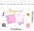 Mocsicka Sleepover Party Backdrop Sleepover Pajamas Pillow Fight Pink Girl Party Decorations Slumber Party Banner Photography Background Cake Table Studio Props (7x5ft)