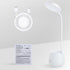 IEIK Desk Lamp for Home Office LED Desk Light with Pen Holder Phone Holder, Flexible Gooseneck Table Lamp with 1250 mAh USB Rechargeable Battery Stepless Dimming Study Lamp for Kids Bedroom Dorm